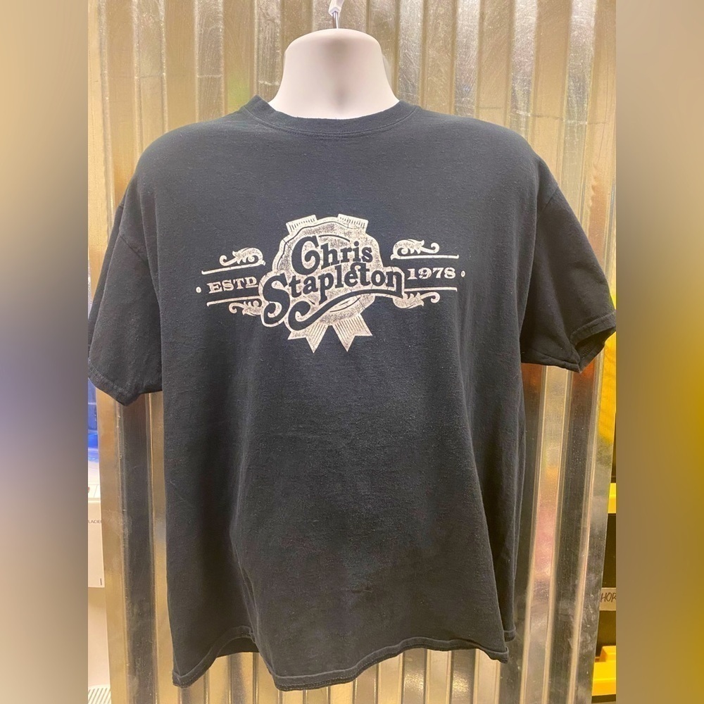 Chris Stapleton black tee​​​​​​​​​​